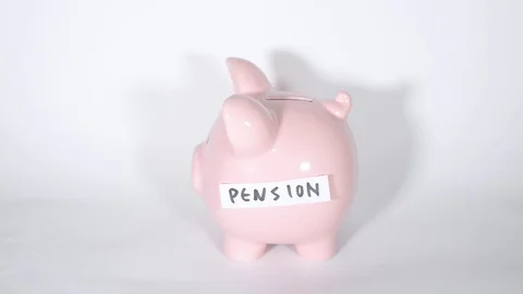 Saving for the pension Stock Footage 83122656