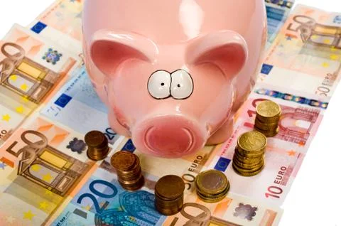 Saving pig Stock Photos