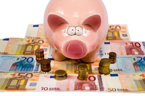 Saving pig Stock Photos