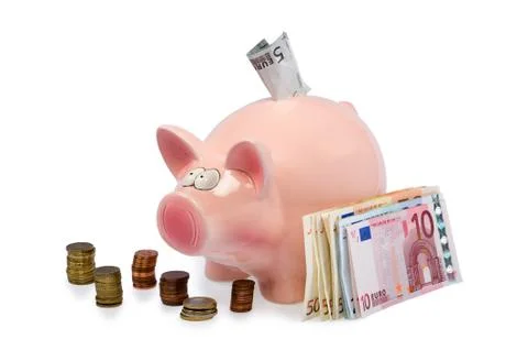 Saving pig Stock Photos