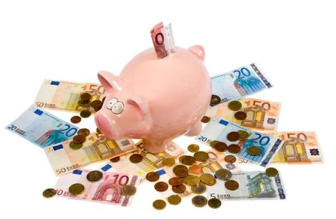 Saving pig Stock Photos