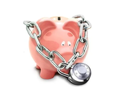 Saving protection concept Stock Photos