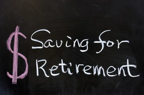 Saving for retirement Stock Photos