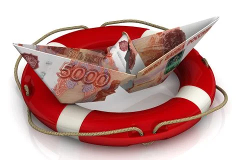 Saving the Russian economy 스톡 일러스트