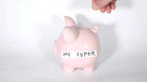 Saving for a superannuation retirement fund Stock Footage 83124683