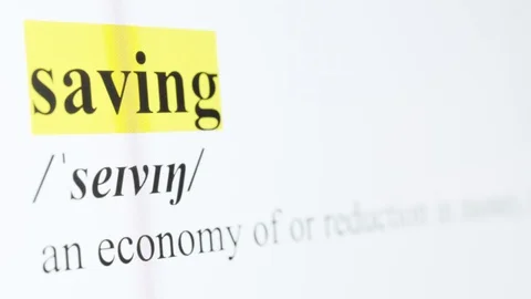 Saving Text Macro Shot Highlighted in Yellow Color On Computer Screen Video stock 123224441