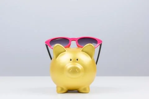 Saving for travel Stock Photos