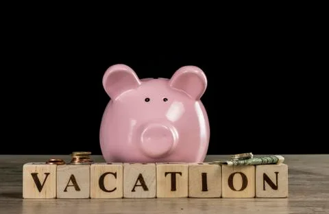 Saving for vacation Stock Photos