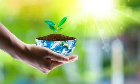 Saving world Ecology concept. Elements of this image furnished b Stock Photos