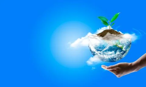 Saving world Ecology concept. Elements of this image furnished b Stock Photos