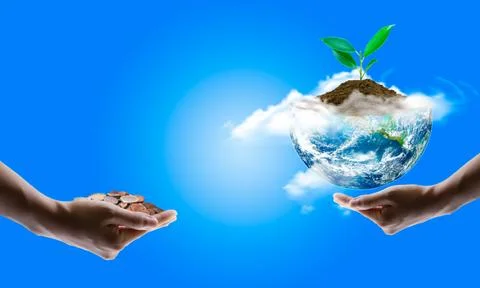 Saving world Ecology concept. Elements of this image furnished b Stock Photos