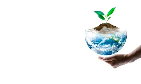 Saving world Ecology concept. Elements of this image furnished b Stock Photos