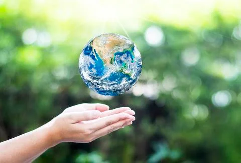 Saving world Ecology concept. Elements of this image furnished b Stock Photos
