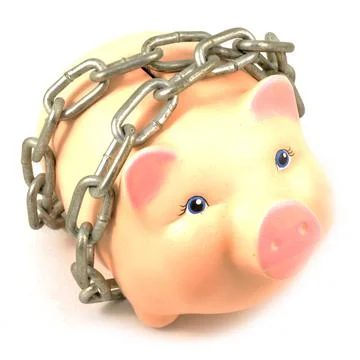 Savings Lockdown Stock Photos