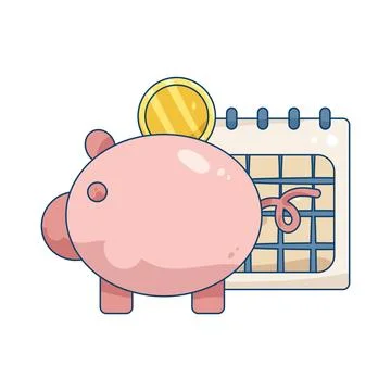 Savings plan Stockillustratie