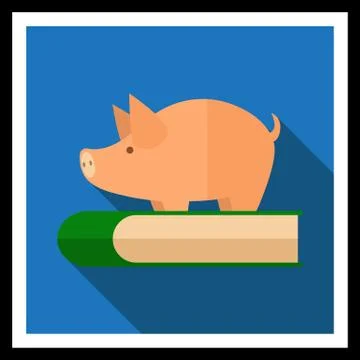 Savings for study Stock Illustration