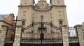 Saviour Church in Zbarazh city, Ukraine HD Footage
