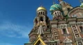 The Saviour on the Spilled Blood Cathedral. Sankt-Petersburg HD Footage