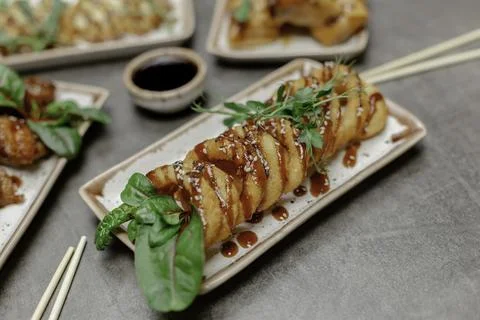 Savoring Flavors of Tradition Foto stock