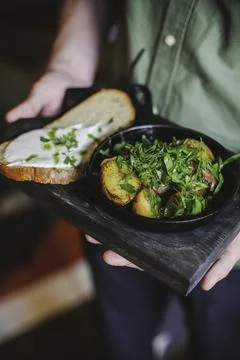 Savoring Rustic Flavors Foto stock