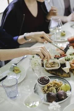 Savoring Togetherness Foto stock
