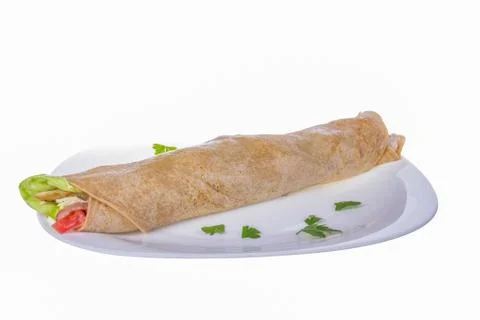 Savory pancake Stock Photos