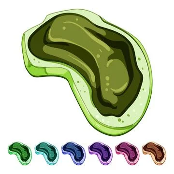 Savory toast jam cartoon vector graphic Ilustración de archivo