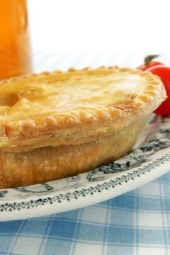 Savoury pie Stock Photos