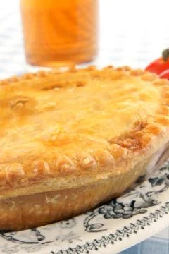 Savoury pie Stock Photos