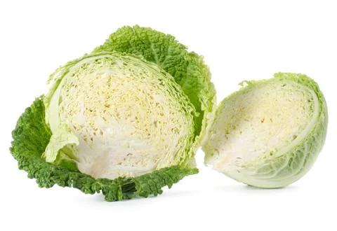 Savoy cabbage is in a cut Foto stock