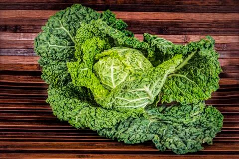 Savoy cabbage Stock Photos