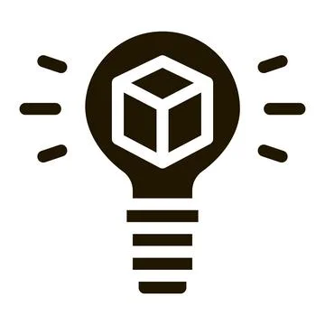 Savvy parcel icon Vector Glyph Illustration Stock Illustration