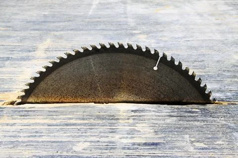 Saw blade?wood working tool Foto stock