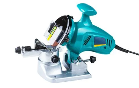 Saw chain bench sharpener Stock Photos