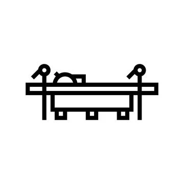 Saw for cut tree timber line icon vector illustration Illustrazione stock