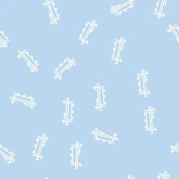Saw for cut tree timber line seamless pattern 스톡 일러스트