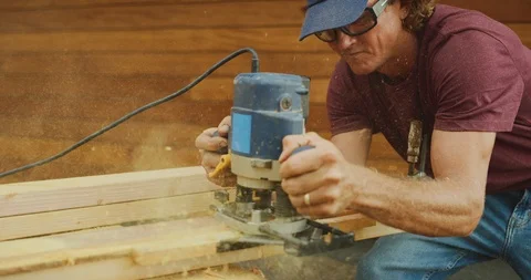 Saw Dust is a Must Stock Footage 98517673
