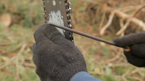 Saw grinding Stock Footage 84085828