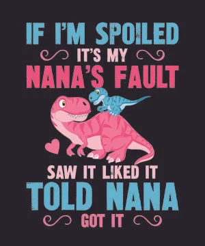 Saw it. Liked it. Told Nana Got it Stock Illustration
