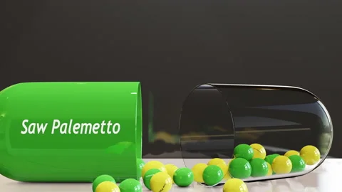 Saw Palmetto Capsule Stock Footage 233752964