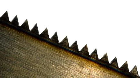 Saw teeth Stock Photos