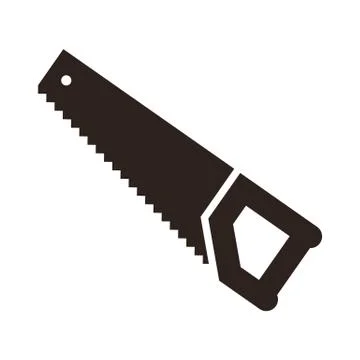 Saw tool icon Stock Illustration