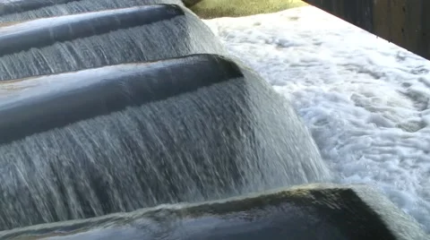Saw tooth wier 05 Video stock 45937774