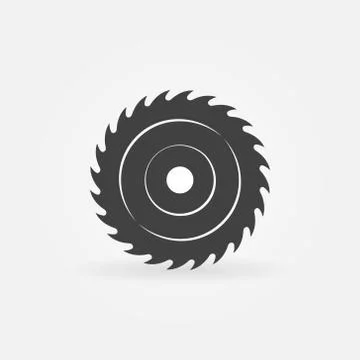 Saw Wheel icon Stock Illustration