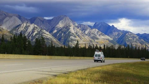 Sawback Range Bow Valley Banff National Park Alberta Canada Video stock 192387191