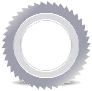 Sawblade Vector Icon Illustrazione stock