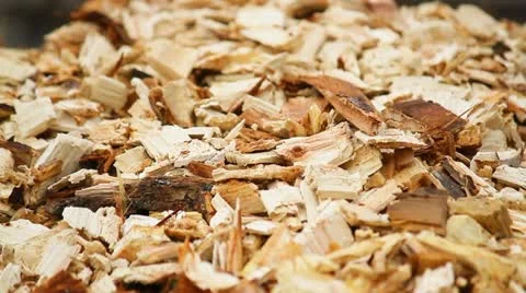 Sawdust close up Stock Footage 12472312