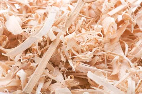 Sawdust closeup Stock-Fotos