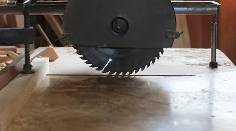 Sawing Off The Bar Stock Footage 58898326
