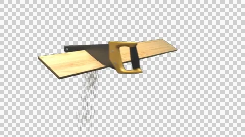 Sawing Board Stock-Footage 45736521
